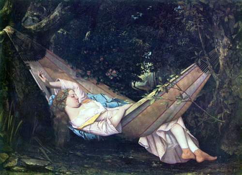 Gustave Courbet (1819 - 1877), Le Hamac (The hammock), 1844